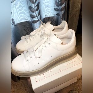 Alexander McQueen oversized Larry clear sole sneakers